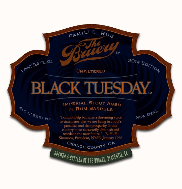 The Bruery Rum Barrel Black Tuesday