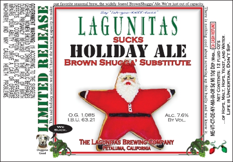 Lagunitas Sucks Holiday Ale Brown Shugga' Substitute