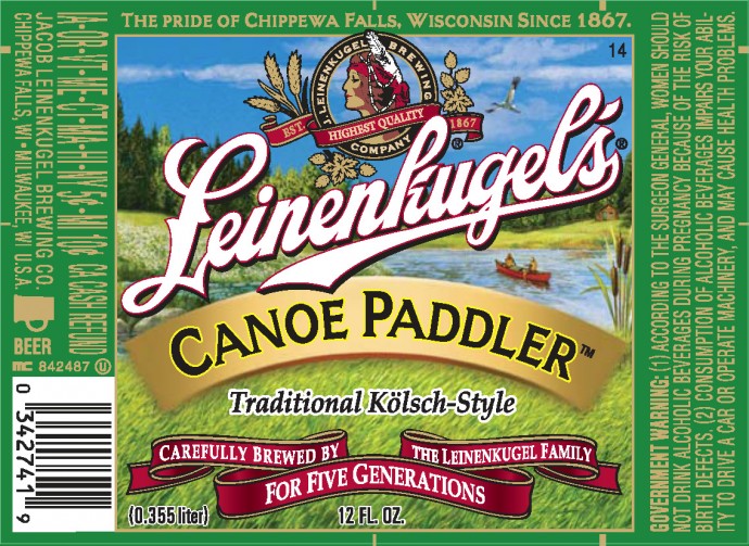Leinenkugel's Canoe Paddler