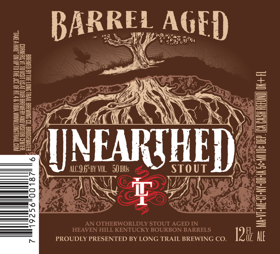 Long Trail Barrel Aged Unearthed Stout