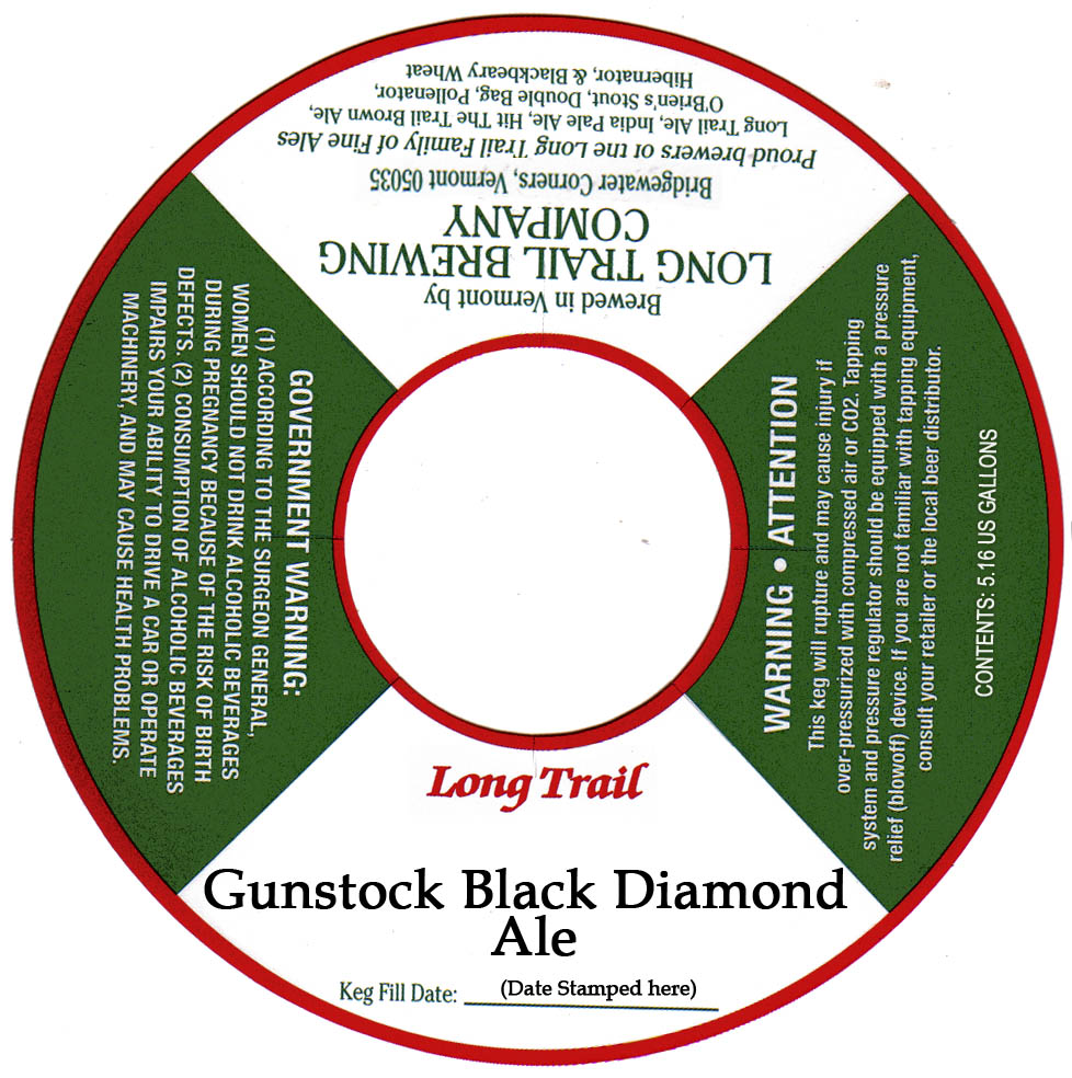 Long Trail Gunstock Black Diamond Ale