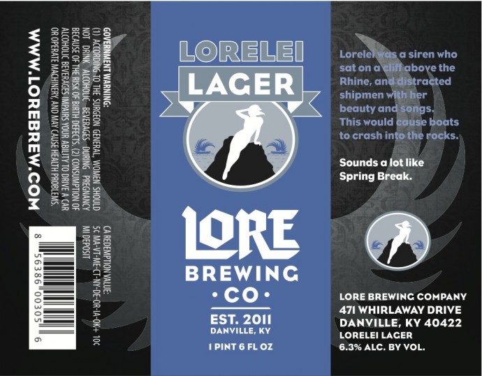 Lore Brewing Co Lorelei Lager