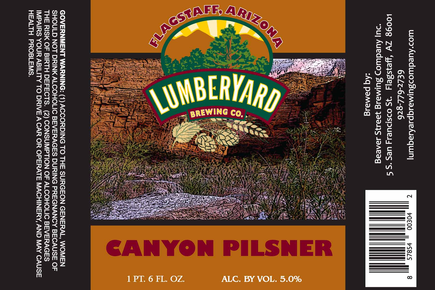Lumberyard Canyon PIlsner