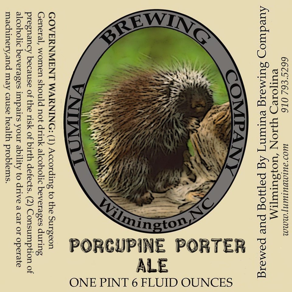 Lumina Brewing Porcupine Porter Ale