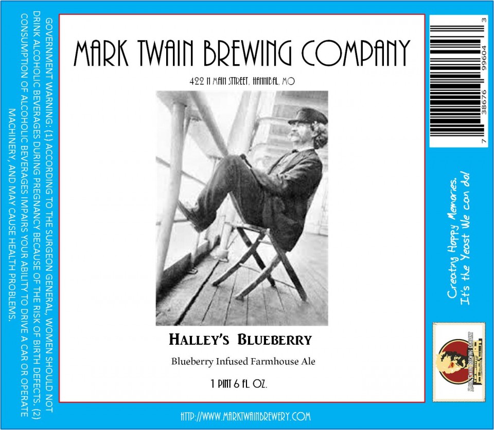 Mark Twain Brewing Halley's Blueberry