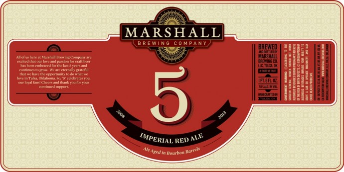 Marshall Brewing 5 Imperial Red Ale