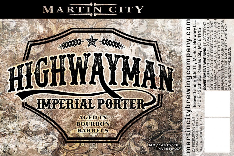 Martin City Highwayman Imperial Porter