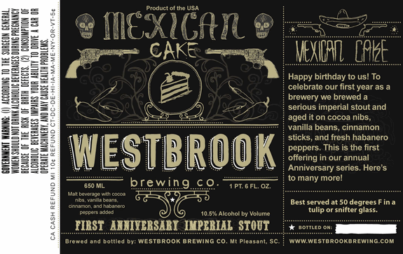 Westbrook Mexican Cake Cognac Barrel-Aged