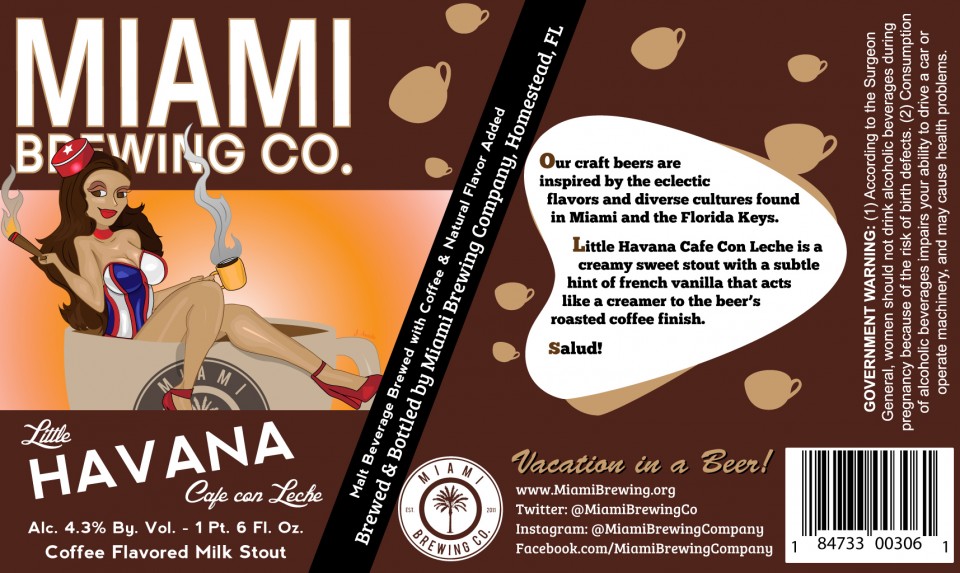 Miami Brewing Little Havana Cafe Con Leche Milk Stout