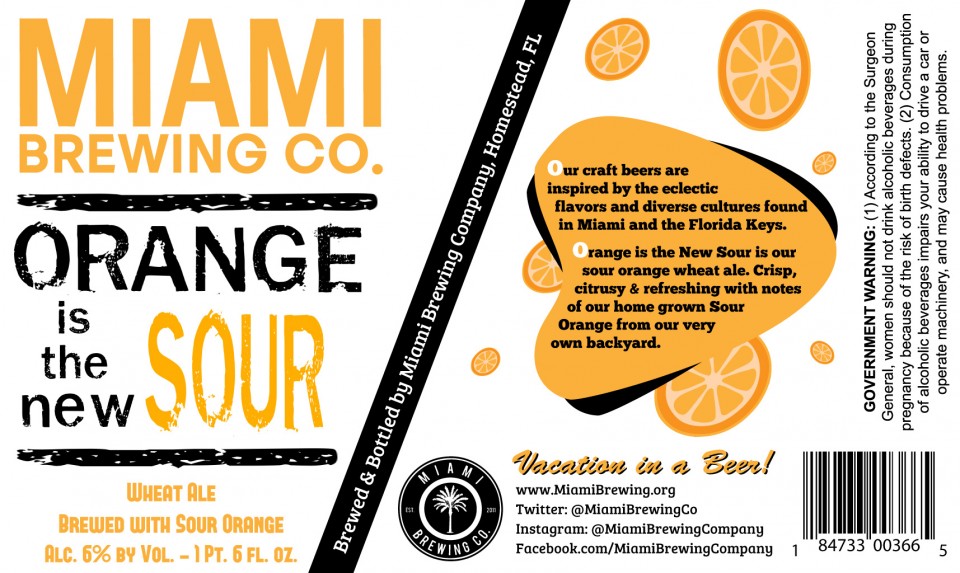 Miami Brewing Orange is the New Sour