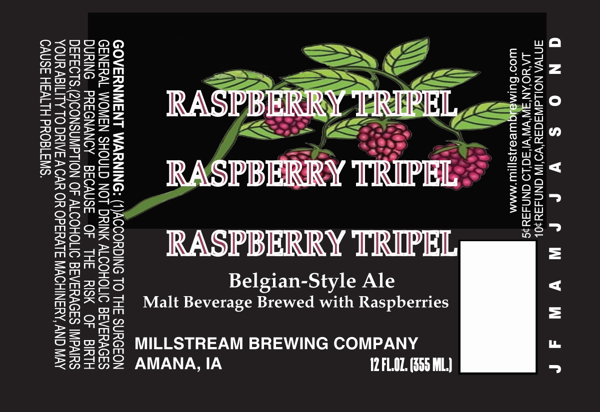 Millstream Raspberry Tripel