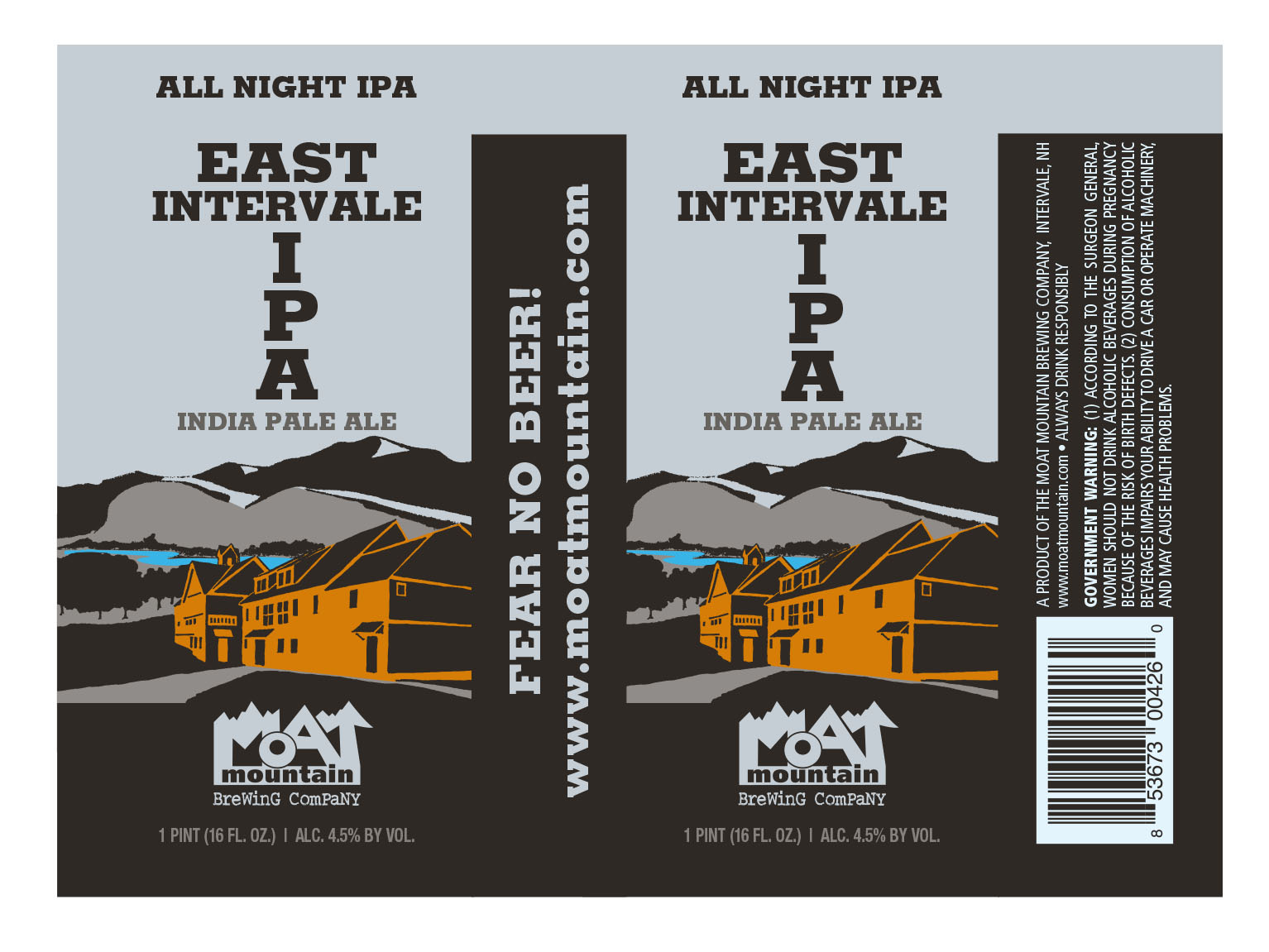 Moat Mountain Brewing Co East Intervale IPA