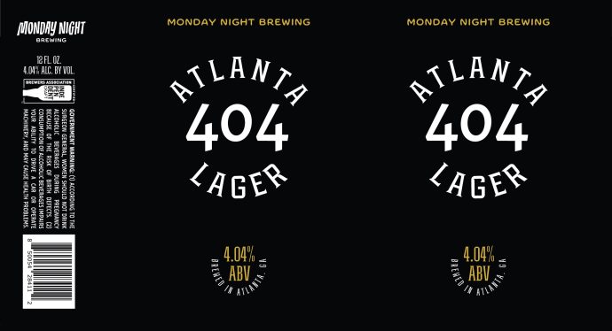 Monday Night Atlanta 404 Lager