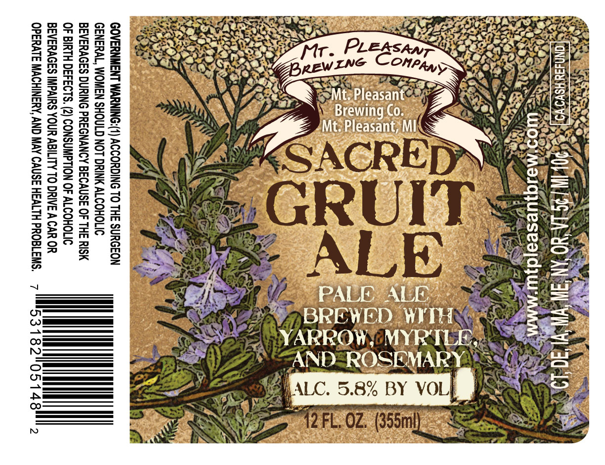 Mt Pleasant Sacred Gruit Ale