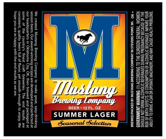 Mustang Brewing Summer Lager