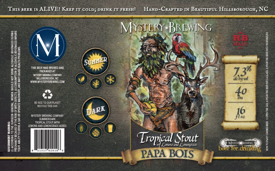 Mystery Brewing Papa Bois Tropical Stout