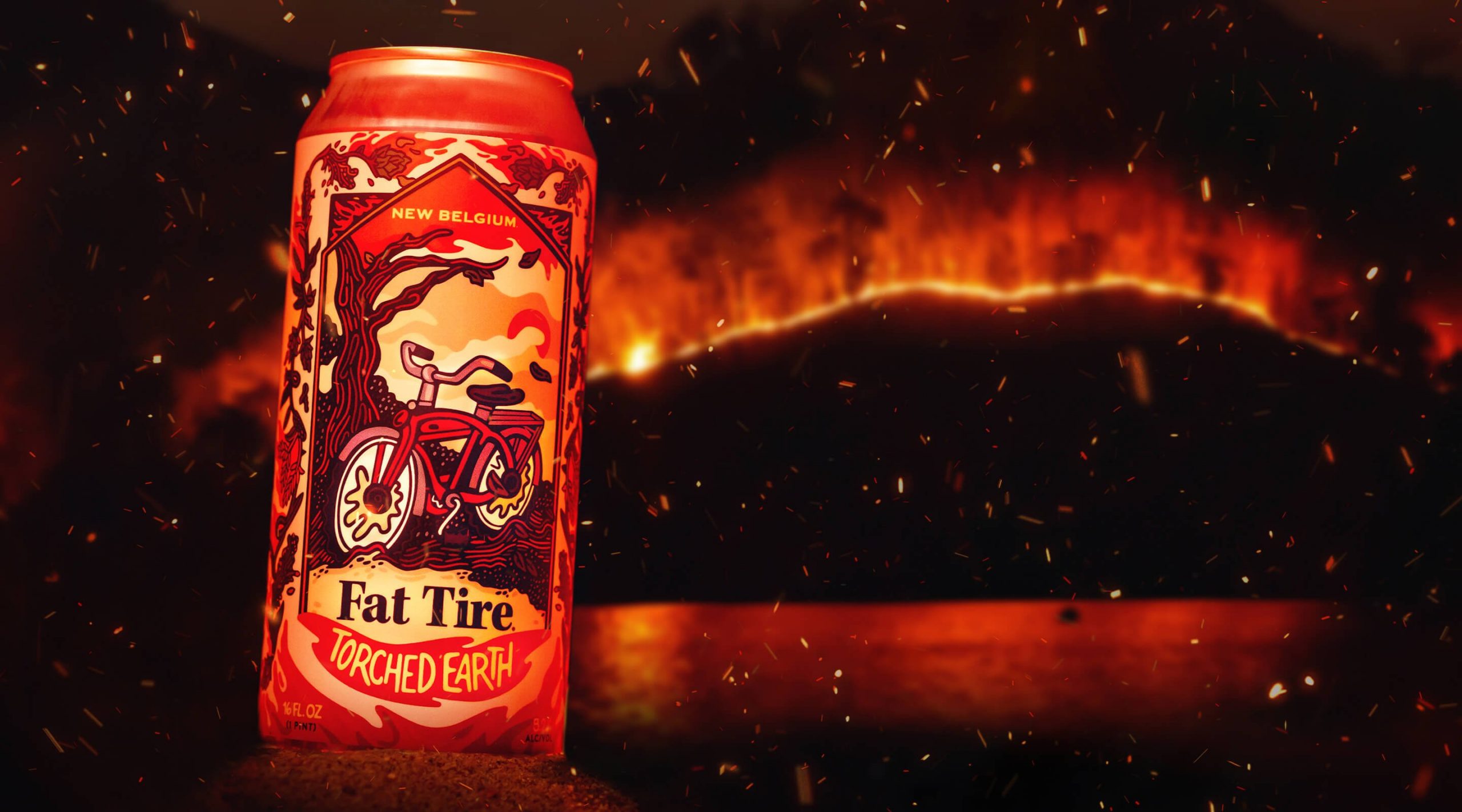 New Belgium Fat Tire Torched Earth