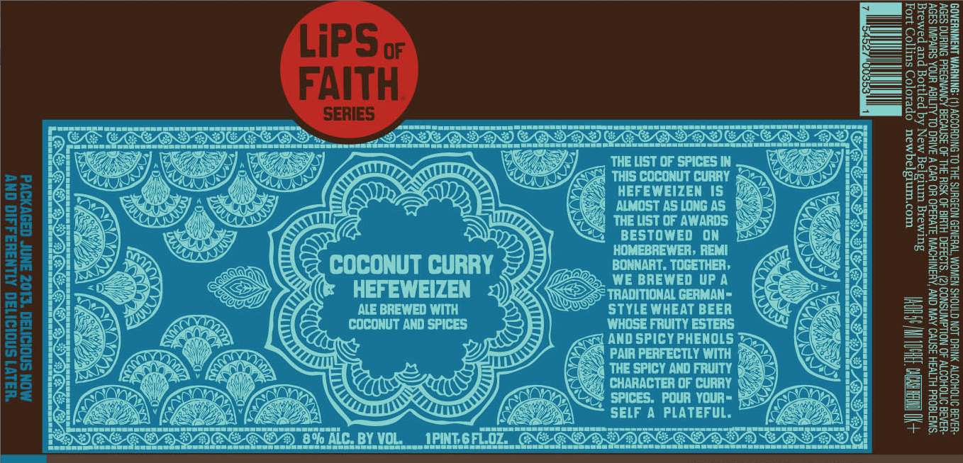 New Belgium Lips of Faith Coconut Curry