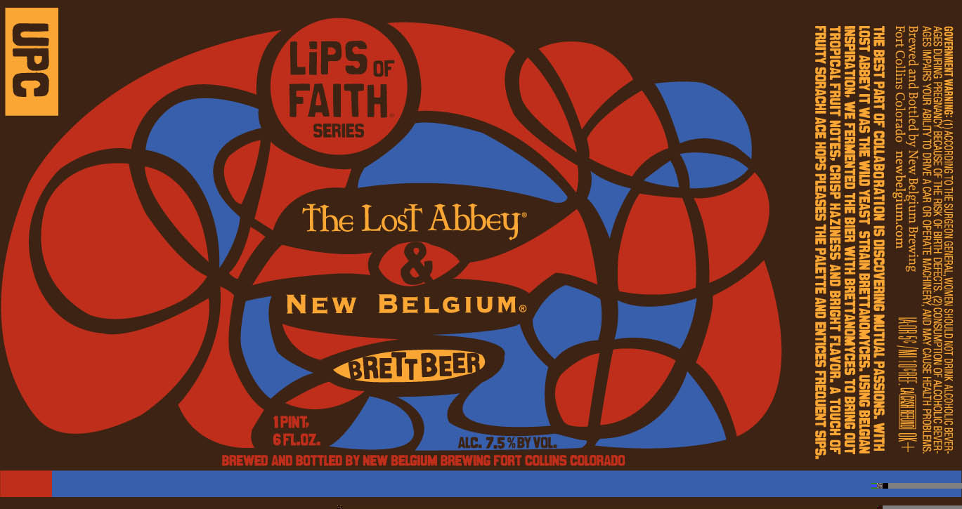 New Belgium Lost Abbey Brett Beer