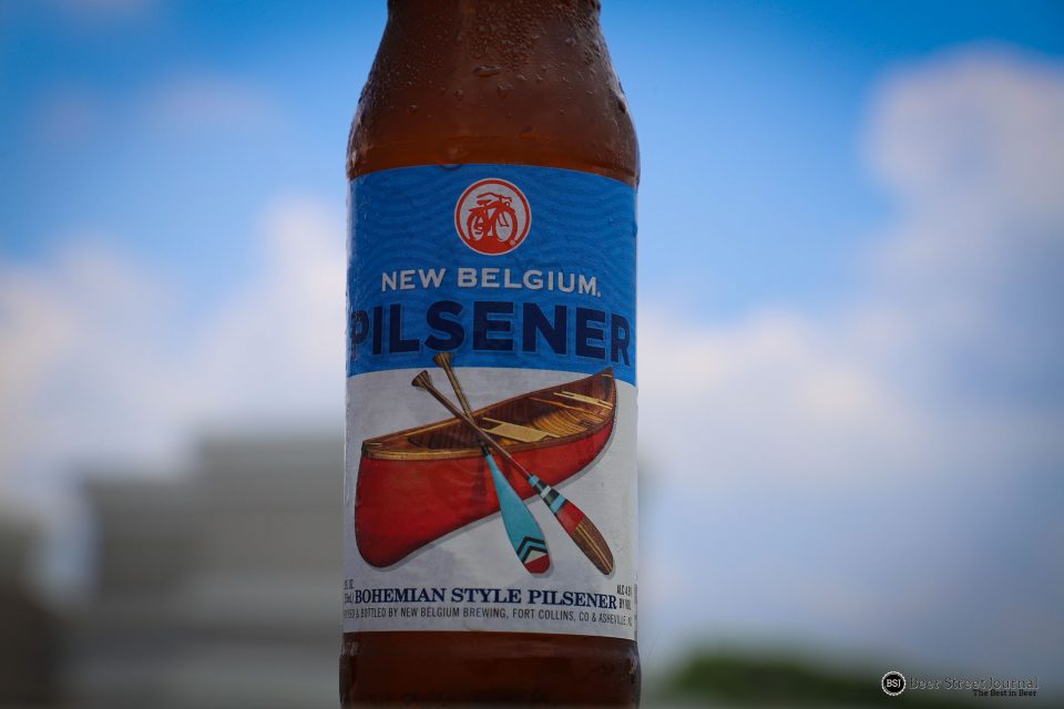 New Belgium Pilsener bottle
