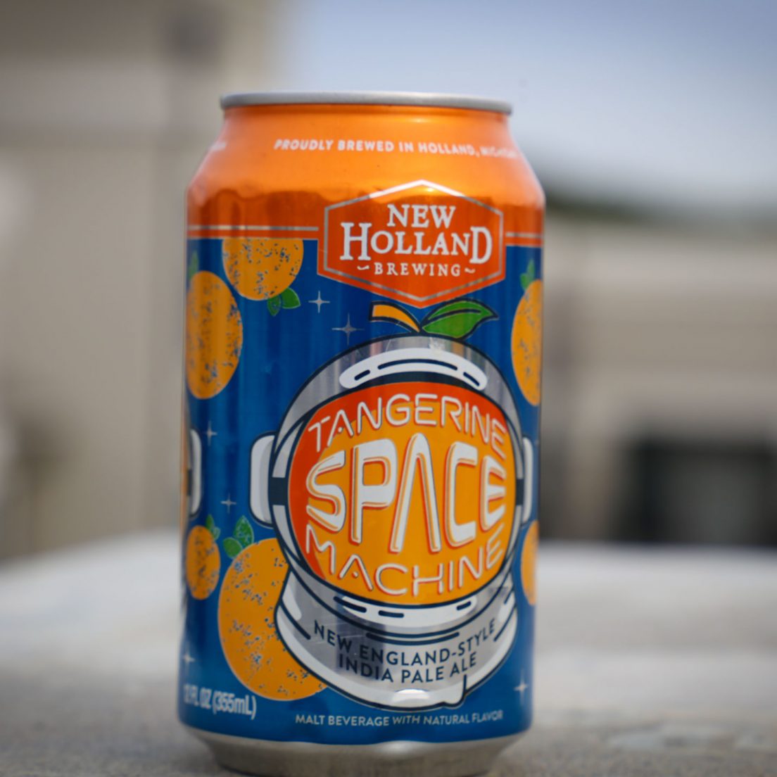 New Holland Tangerine Space Machine Can
