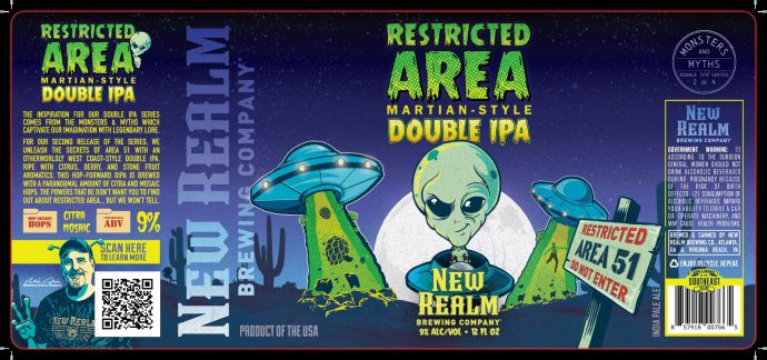 New Realm Restricted Area Double IPA