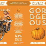 NoDa Gordgeous Pumpkin Ale Label