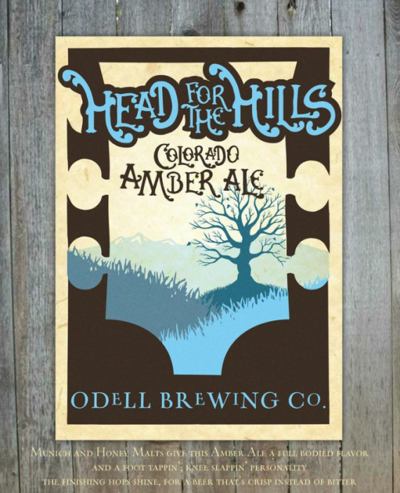 Odell Head For the Hills Colorado Amber Ale