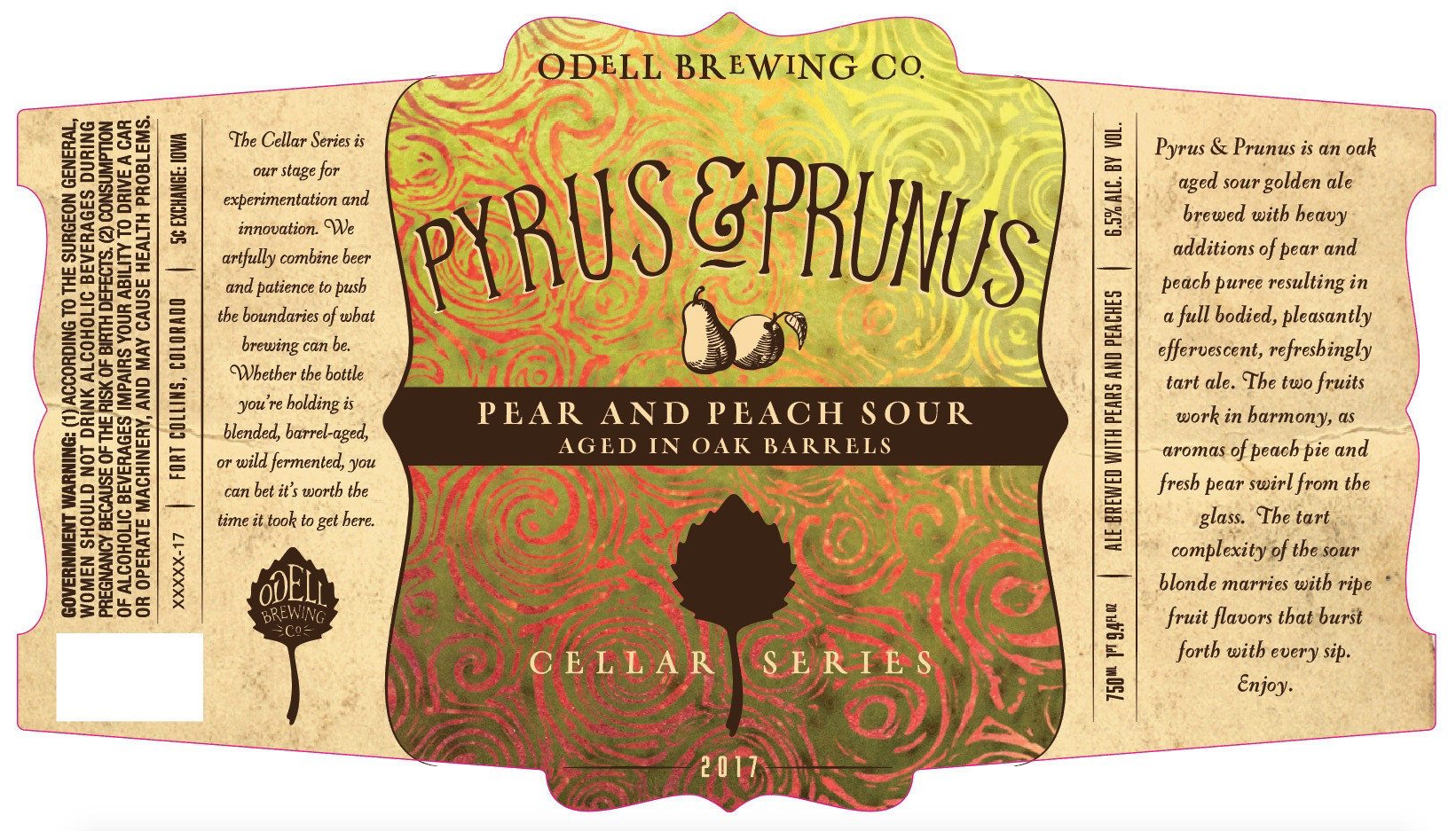 Odell Pryus & Prunus Pear & Peach Sour is coming to the sour & wild ...