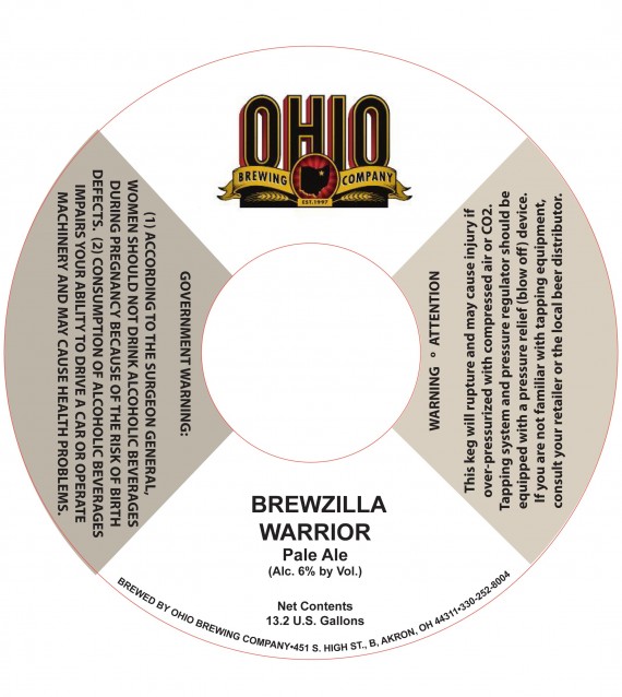 Ohio Brewing Brewzilla Warrior