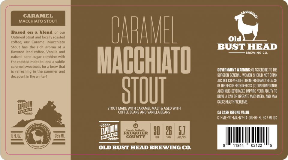 Old Bust Head Caramel Macchiato Stout Beer Street Journal
