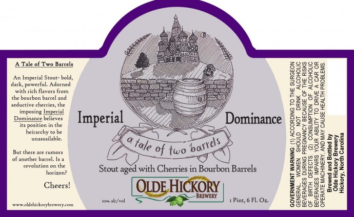 Olde Hickory Brewing Imperial Dominance