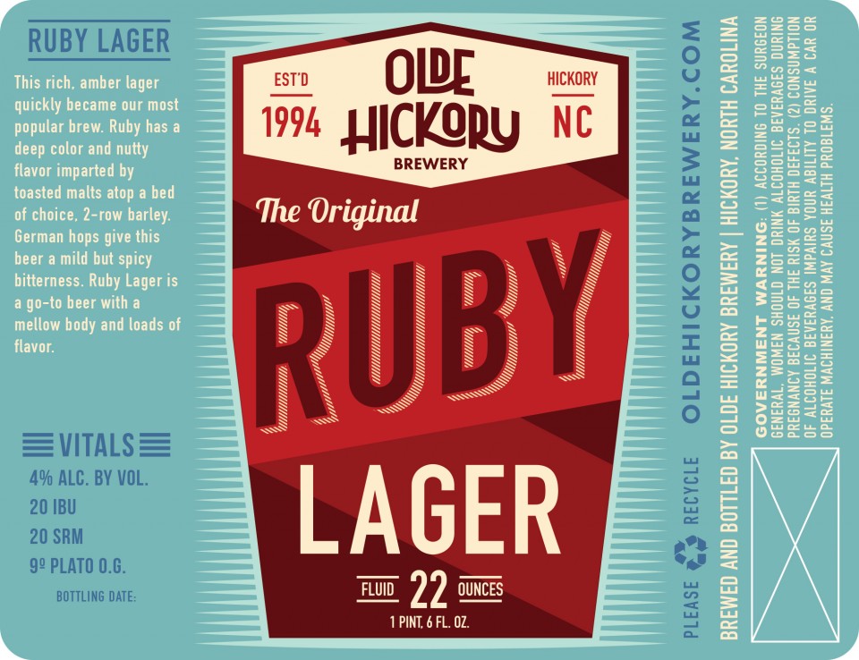 Olde Hickory Ruby Lager