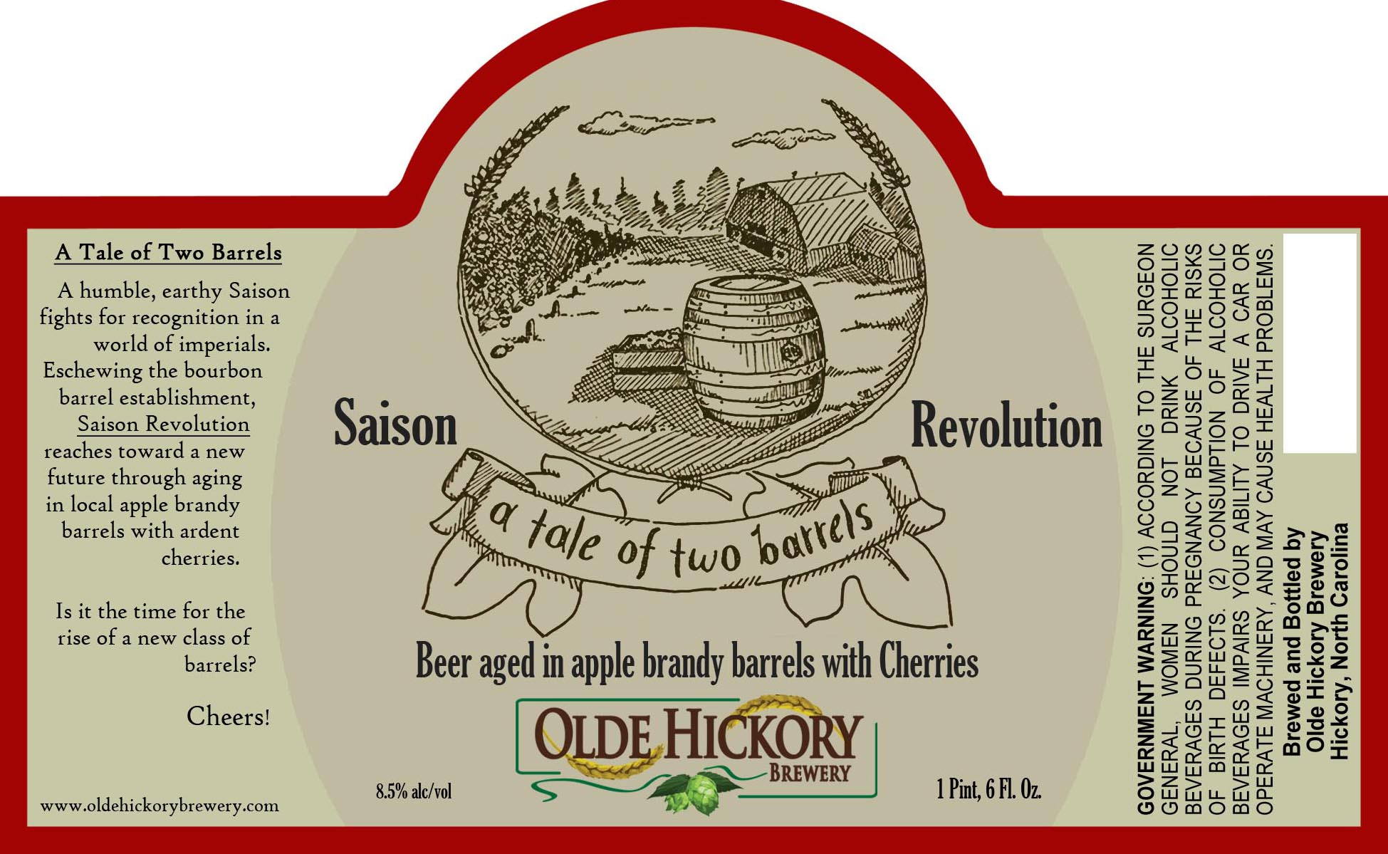 Olde Hickory Saison Revolution