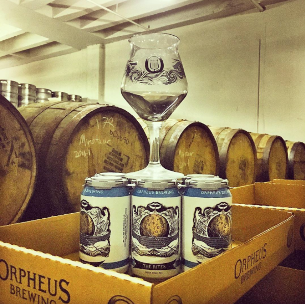 Orpheus Brewing The Rites glass