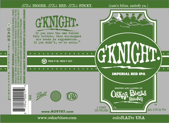 Oskar Blue G'Knight 16oz