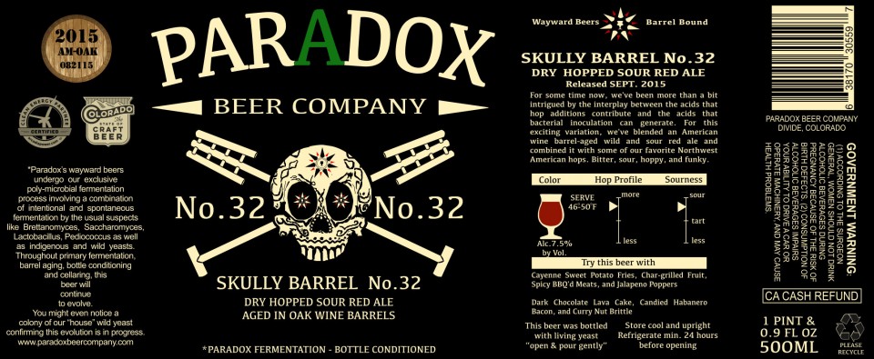 Paradox Skully Barrel No. 32