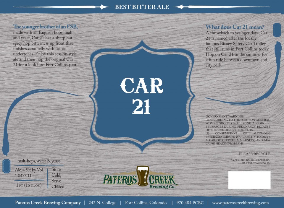 Pateros Creek Car 21 Cans Beer Street Journal