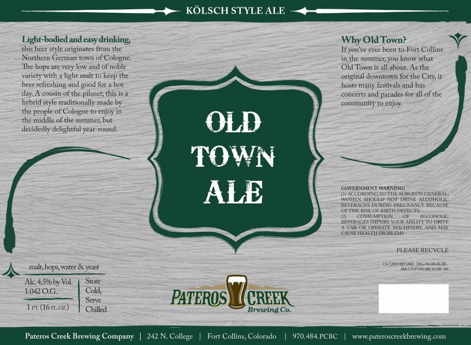 Pateros Creek Old Town Kolsch Cans Beer Street Journal