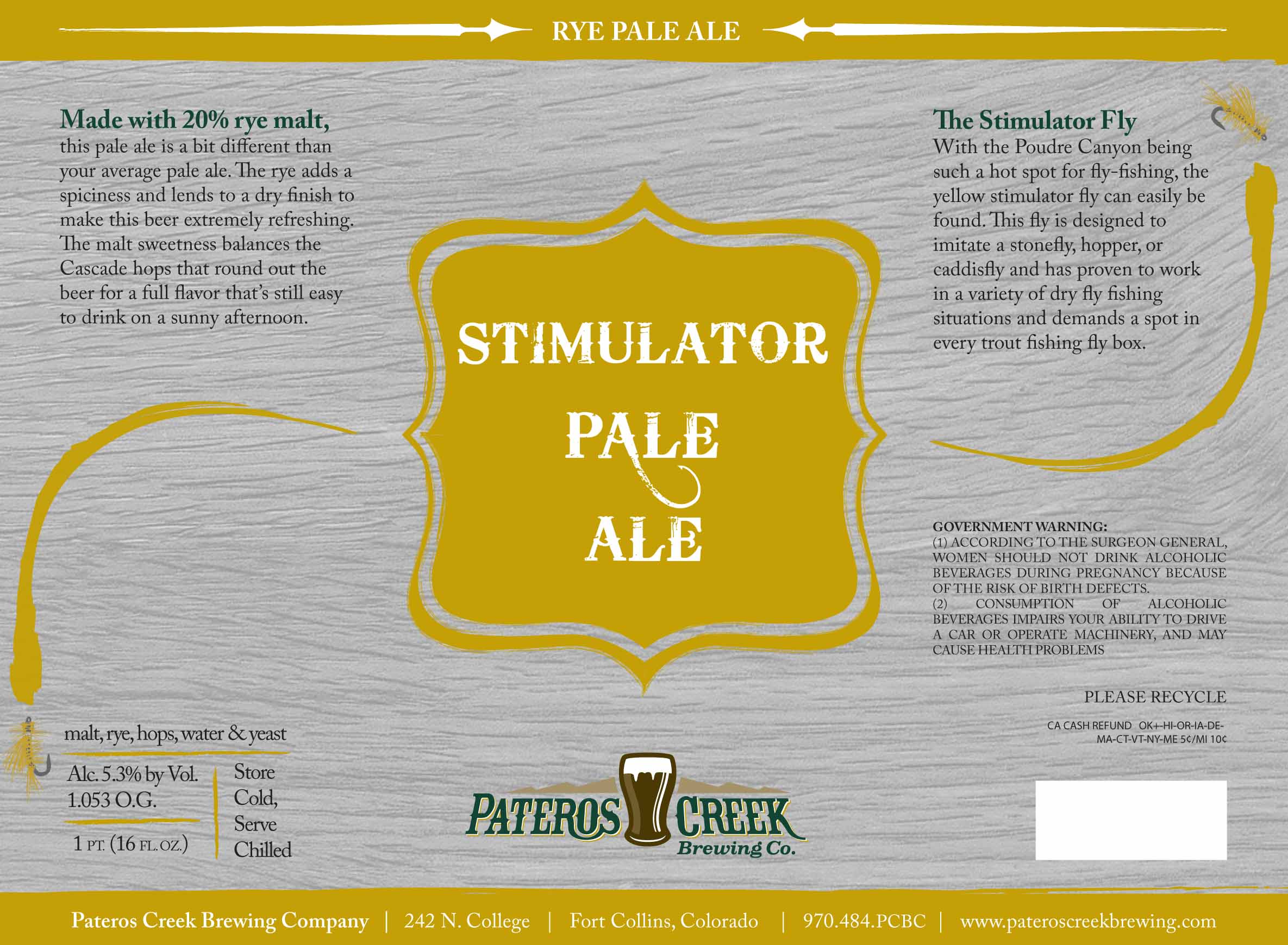 Pateros Creek Stimulator Pale Ale