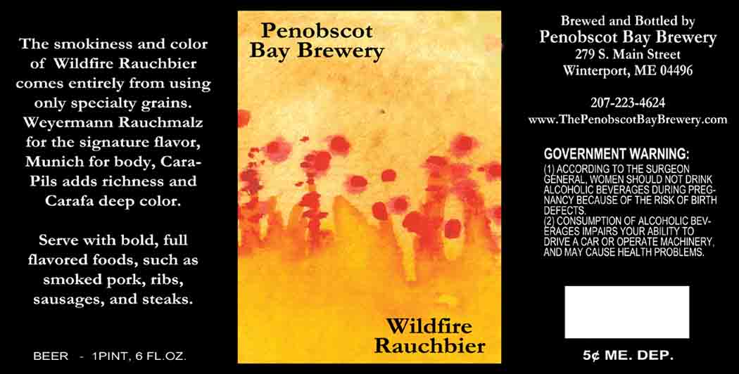 Penobscot Bay Brewery Wildfire Rauch