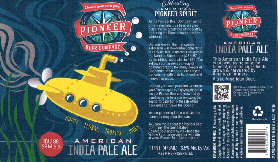 Pioneer Beer American India Pale Ale