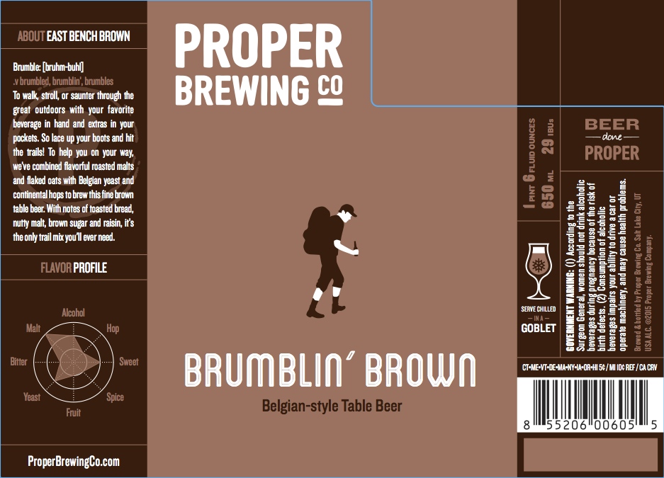 Proper Brewing Brumblin' Brown
