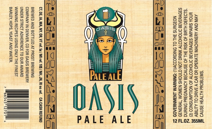 Prost Brewing Company Oasis Pale Ale