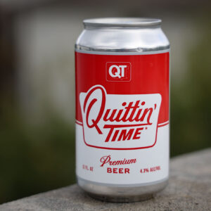 QT Quittin Time Beer Can