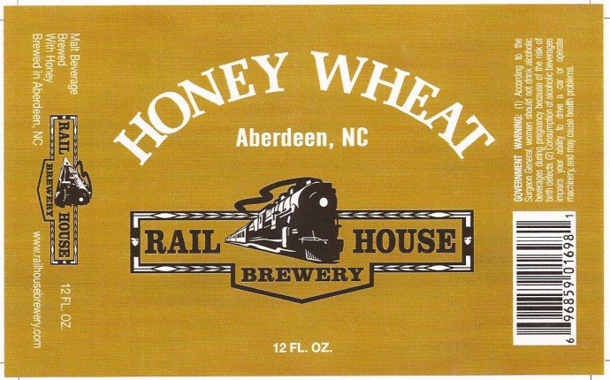 Rail House Brewery Honey Wheat