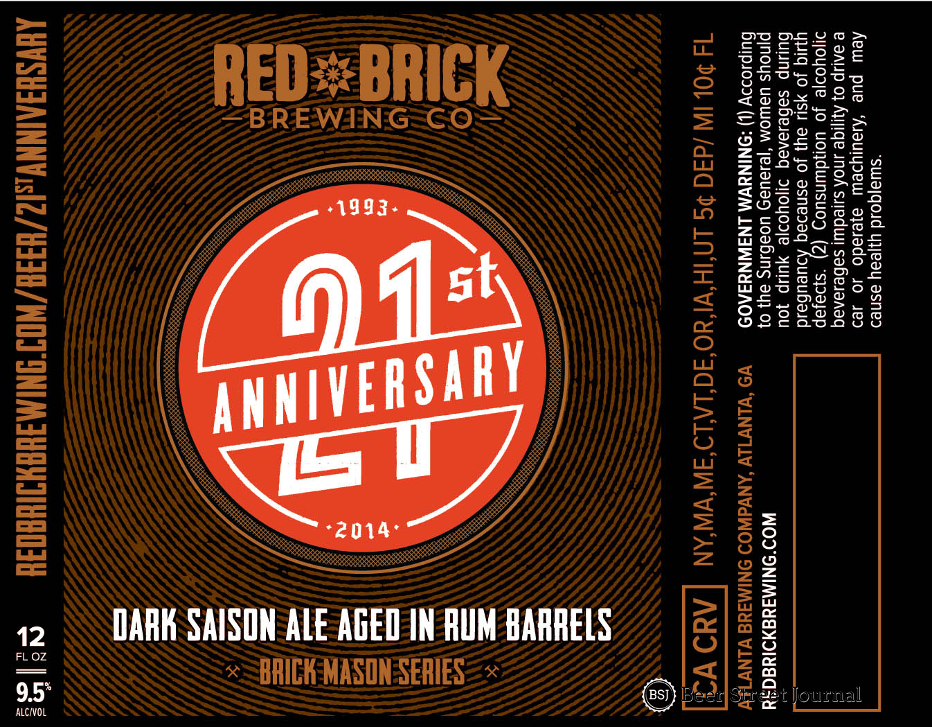 Red Brick 21st Anniversary WM