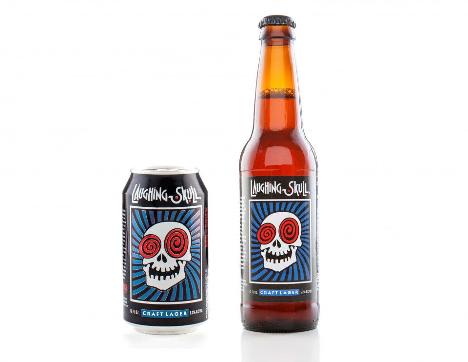Red Brick Laughing Skull Craft Lager