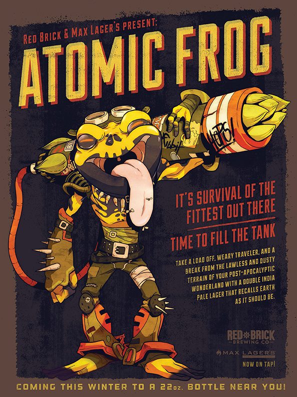 Red Brick Max Lagers Atomic Frog
