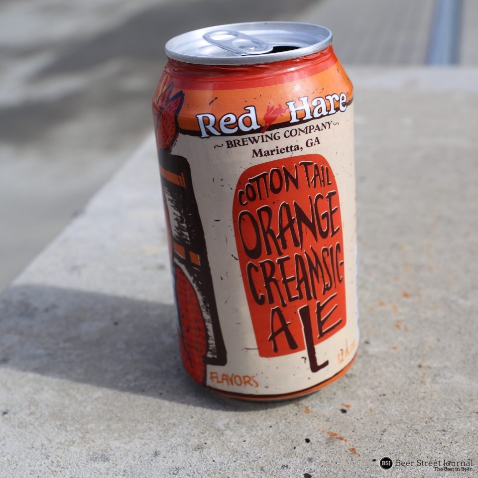 Red Hare Cotton Tail Orange Creamsic-ale can